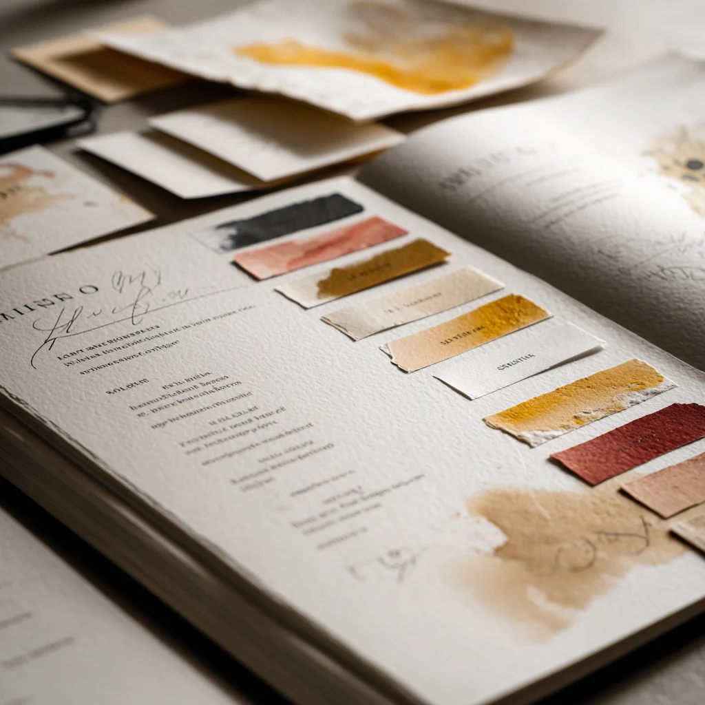 Design della carta dei vini